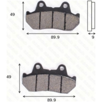 Bremsklötze Scheibenbremsbeläge MCB 544 mit ABE