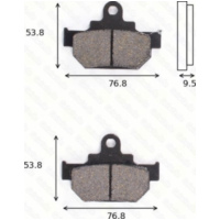 Bremsklötze Scheibenbremsbeläge MCB 551 mit ABE