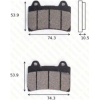 Bremsklötze Scheibenbremsbeläge MCB 559 SV mit ABE