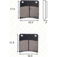 disk brake pads MCB 591 SH ABE approved