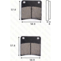 disk brake pads MCB 591 ABE approved