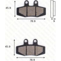 Bremsklötze Scheibenbremsbeläge MCB 592 mit ABE