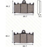 disk brake pads MCB 602 SV ABE approved