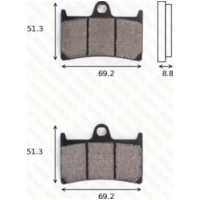 Bremsklötze Scheibenbremsbeläge MCB 611 CRQ ECE R90 homologiert