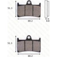 disk brake pads MCB 611 SV ABE approved