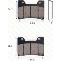 Bremsklötze Scheibenbremsbeläge MCB 622 mit ABE