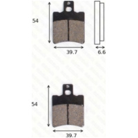 disk brake pads MCB 644 ABE approved