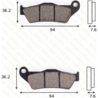 disk brake pads MCB 648 SH ABE approved