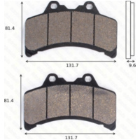 Bremsklötze Scheibenbremsbeläge MCB 655 mit ABE