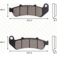 Bremsklötze Scheibenbremsbeläge MCB 658 SV mit ABE