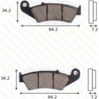 Bremsklötze Scheibenbremsbeläge MCB 669 SV mit ABE