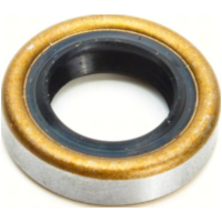 Shaft seal 12x20x5, St, NBR, with dust lip