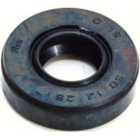 Shaft seal 12x25x7, NBR, with dust lip