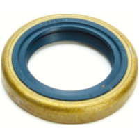 Shaft seal 15x23x4, St, NBR, with dust lip