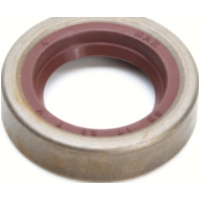 Shaft seal 17x28x7, St, for: FKM, with dust lip