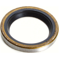 Shaft seal 20x28x4, St, NBR, without dust lip