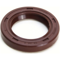 Shaft seal 25x38x6, St, for: FKM, with dust lip