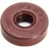 Shaft seal 8x22x6, for: FKM, with dust lip