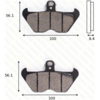 disk brake pads MCB 680 SV ABE approved