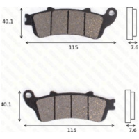 Bremsklötze Scheibenbremsbeläge MCB 692 SV mit ABE