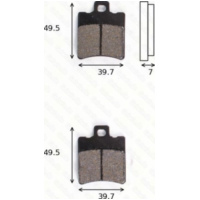 disk brake pads MCB 696 ABE approved