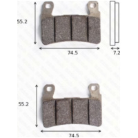 Bremsklötze Scheibenbremsbeläge MCB 703 mit ABE