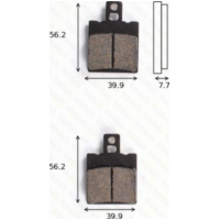 Bremsklötze Scheibenbremsbeläge MCB 708 mit ABE