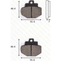 Disc brake pads MCB 727 LF homologated