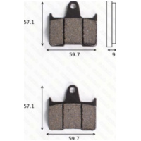 disk brake pads MCB 729 SH ABE approved