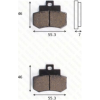 Disc brake pads MCB 733 LF homologated