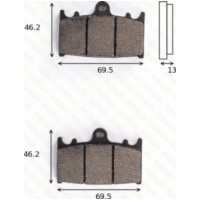 disk brake pads MCB 741 SH ABE approved