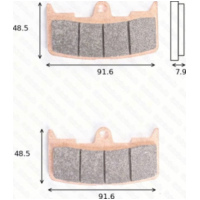 disk brake pads MCB 747 SV ABE approved