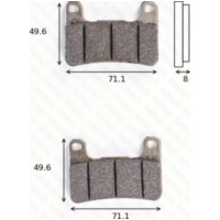 disk brake pads MCB 752 SV ABE approved