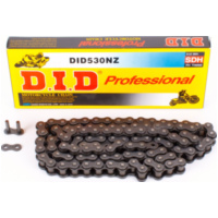 D.I.D chain reinforced chain NZ, 530, 106 with rivet lock / usable up to 110kW (150HP) / up to 1000cc