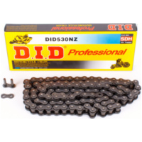 D.I.D chain reinforced chain NZ, 530, 112 with rivet lock / usable up to 110kW (150HP) / up to 1000cc