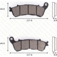 Bremsklötze Scheibenbremsbeläge MCB 776 SV mit ABE