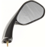 Mirror carbon right M6 right-threaded (single)