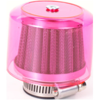 air filter Air-System metal gauze filter 38mm straight version red shield