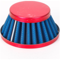 air filter Power Shorty 44-58mm carburetor connection red