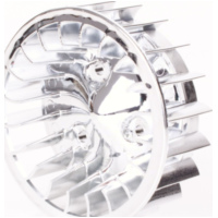 fan wheel chrome for Minarelli horizontal, for: Keeway, CPI, 1E40QMB