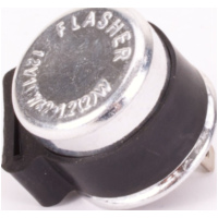 flasher relay 2-pin 12V / 10W x 2 / 1,2W soundless