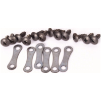 body screw / repair set - 12 fillister-head screws (cross recess), 6 connecting links - universal