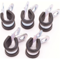 pipe clamp gummed 10mm (5 pieces)