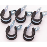 pipe clamp gummed 15mm (5 pieces)