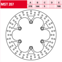 brake disec MSW 207 for KTM Adventure/Superadventure 1050/1190/1290