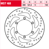 starre Bremsscheibe MST 468 für Suzuki Intruder VL800