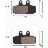 Bremsklötze Scheibenbremsbeläge MCB 749 STD mit ABE