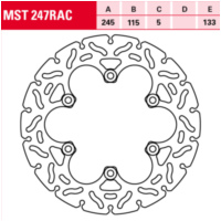 brake disc floating Racing MSW 247 RAC