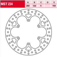 brake disc fixed MST234