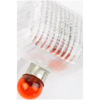 indicaror glass transparent/orange lamp, pair for: DUCATI/ TRIUMPH/ KTM, homologated